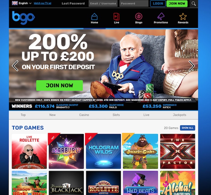 UK Review Screenshot bgo Casino