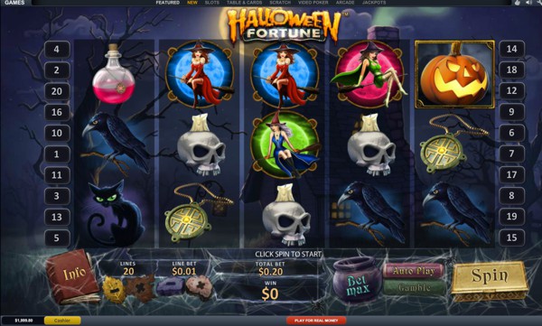 Gala Bingo Slots include Playtech Halloween Fortune