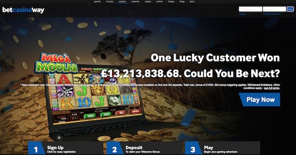 Betway Casino Screenshot UK Home