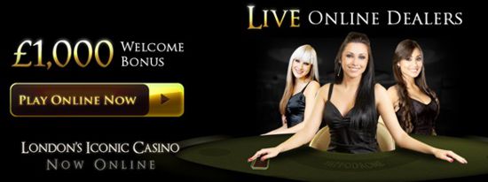 The welcome bonus at Hippodromeonline is worth £1000 for cash games and live dealers