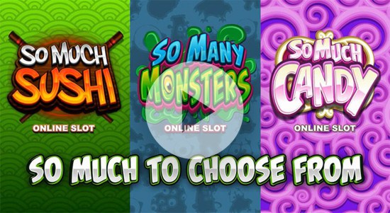 Microgaming slots such as so many monsters feature at Hippodrome