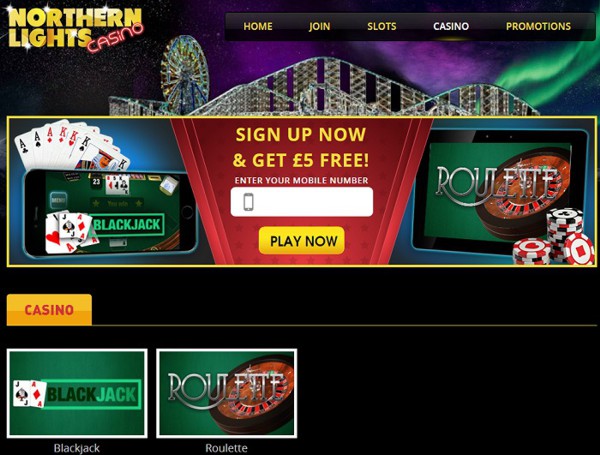Northern Lights Casino offers Nektan Slots for mobile and desktop
