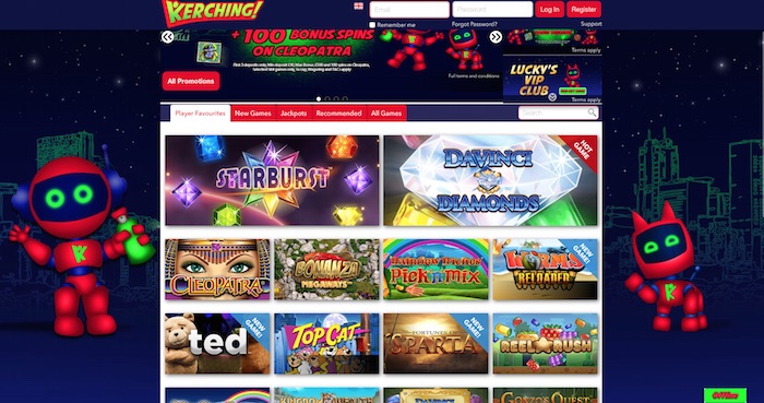 Kerching Casino Review Screenshot UK