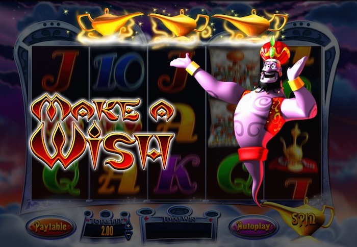 Genie Jackpots 3 Wishes Bonus Feature