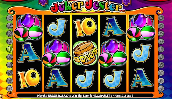 Real Money Play Graphics for Joker Jester Slot