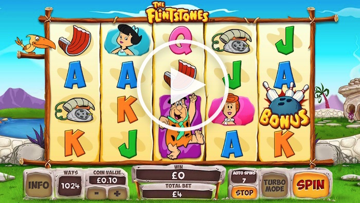 Gameplay screenshot Playtech The Flintstones