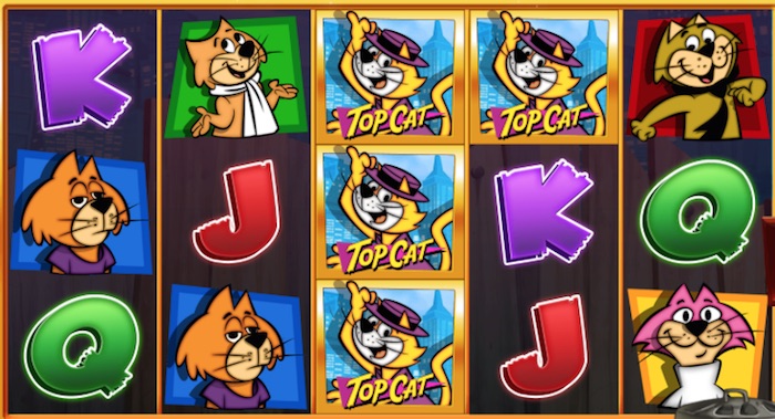 Graphics Capture of Top Cat Real Money Play