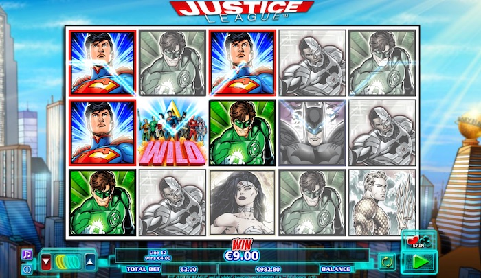 Wild Bonus Feature in NextGen Gaming Justice League Slot