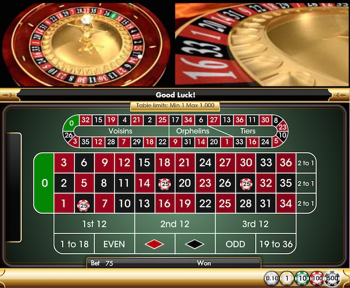 Virgin Games 3d Roulette