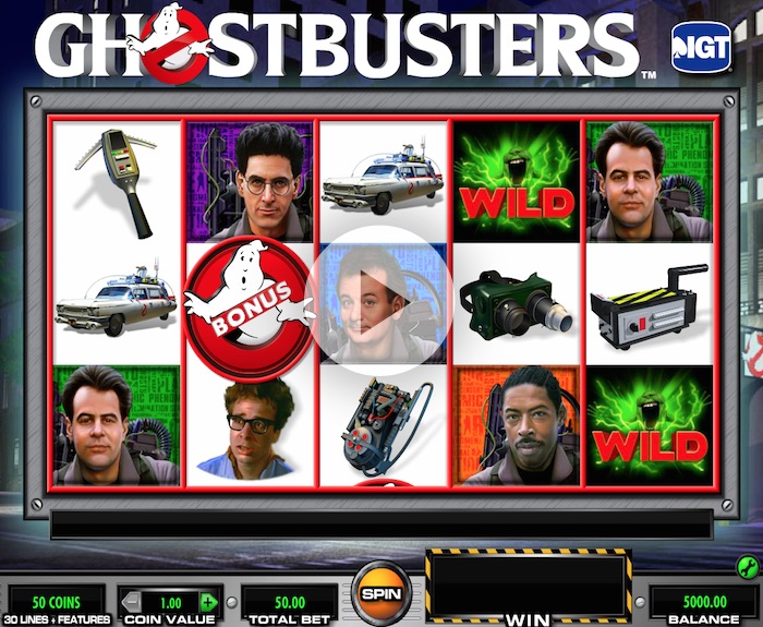 Ghostbusters Online Slot at Virgingames.com