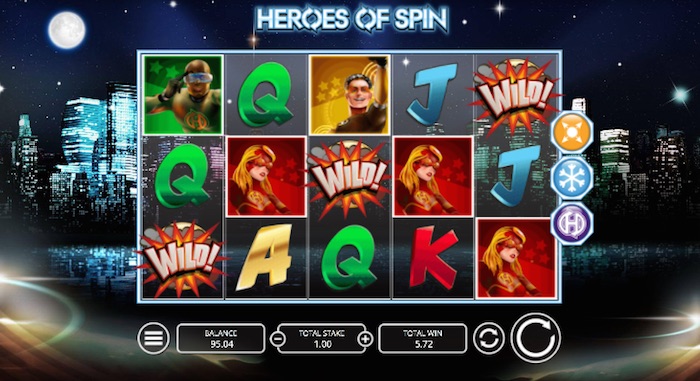Online Slot Heros of Spin Wild Feature