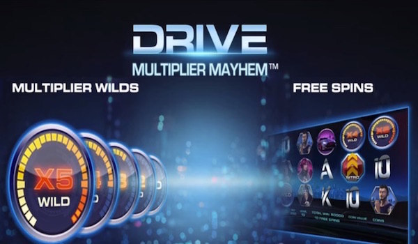 NetEnt Drive Slot features Free Spins and Nitro Collect Meter