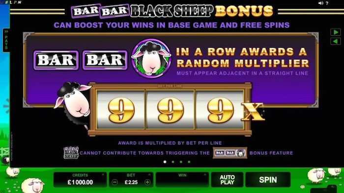 Bar Bar Black Sheep slot from Microgaming
