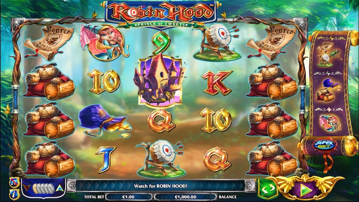 Screenshot of Robin Hood Prince of Tweets Online Slot