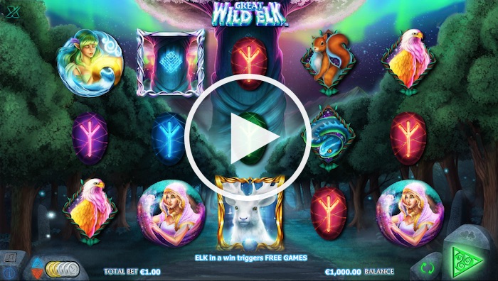 Screenshot of Great Wild Elk Online Slot