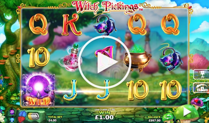Screenshot of Witch Pickings Slot
