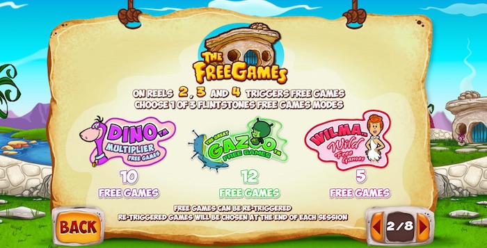 Bonus free games for Playtechs The Flintstones