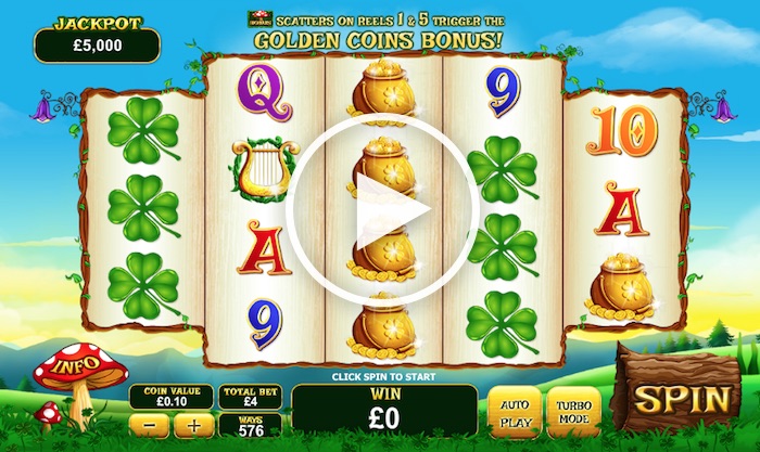 Screenshot of Land of Gold Online Slot
