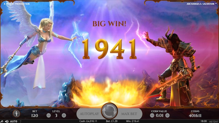 NetEnt new slot Archangels Salvation