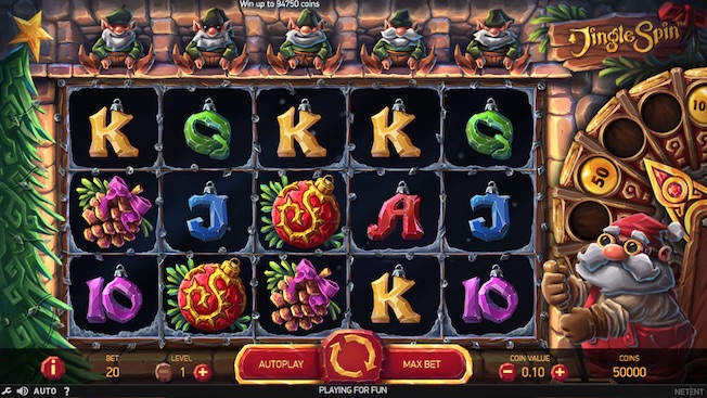 NetEnt Jingle Spin Christmas Slot