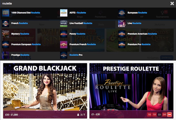 BGO Casino offers some of the best roulette bonuses in 2019 for games like Prestige Live Roulette