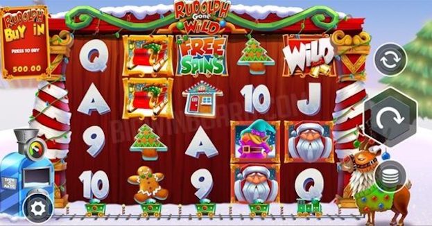 New Christmas Casino Slot Rudolph Gone Wild