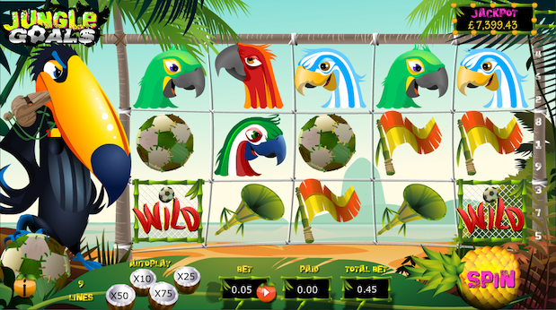 Jungle Goals is one of the best 888 football slots