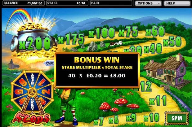 Rainbow Riches Road to Riches Bonus Game