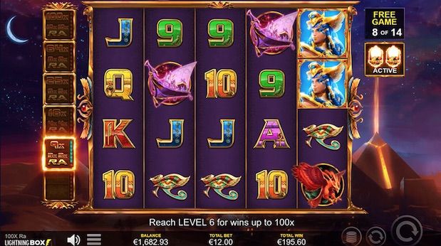 100x Ra is the best online slot at Grosvenor Casino