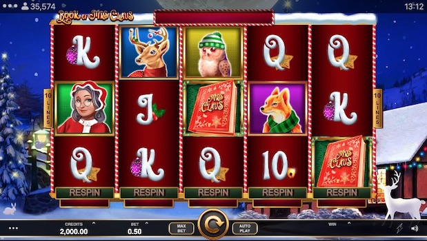 Book of Mrs Claus Hyperspins by Microgaming