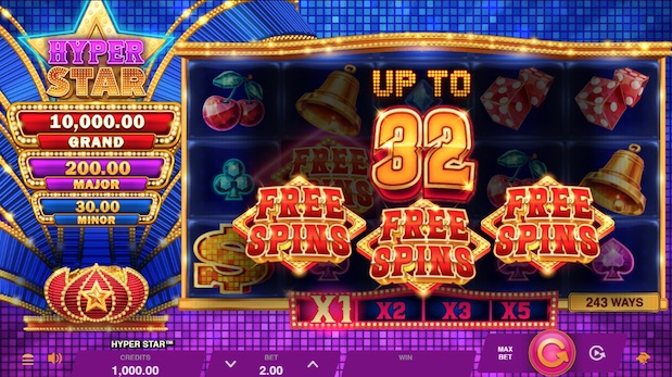 Hyper Star is one of the best Grosvenor slots this year