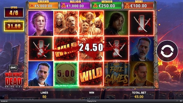 Walking Dead 2022 Slot at 888 Casino