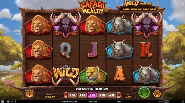 New Play n Go Slot Safari of Wealth