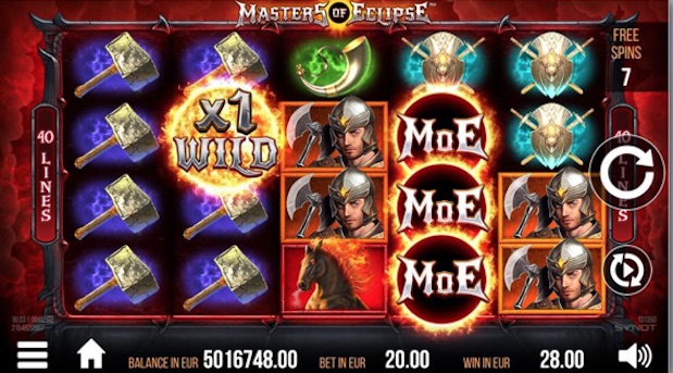Masters of Eclipse slot